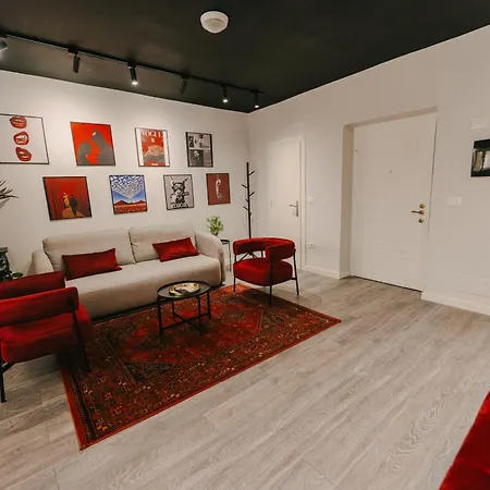 The Gallery Flat In The Core Of 公寓 地拉那